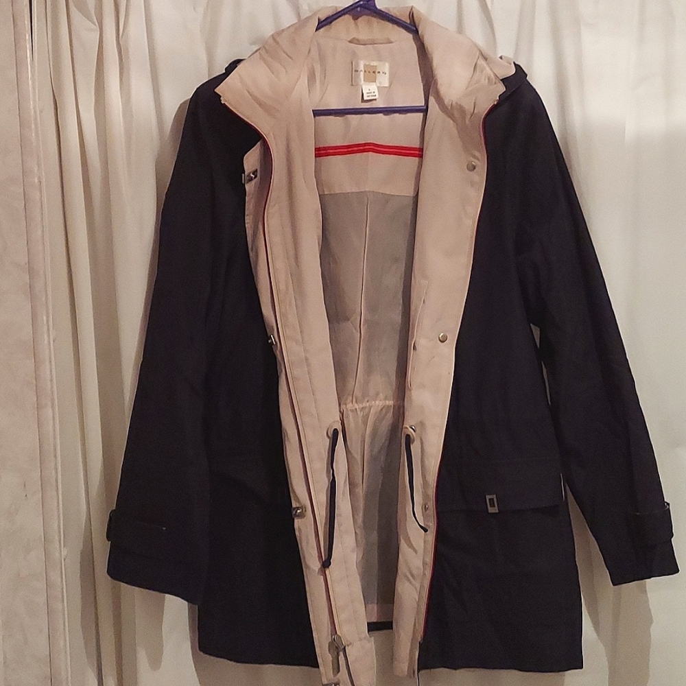 Classy Gallery rain jacket, size L, navy